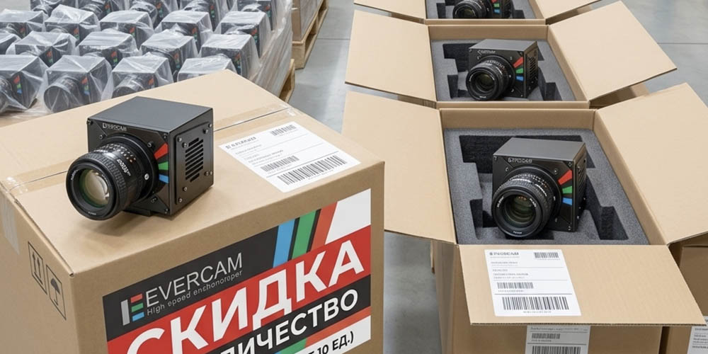 Скидка за количество Evercam