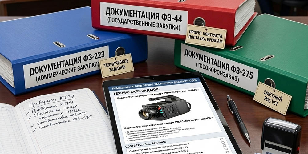 Помощь в подготовке закупочной документации Evercam Помощь в подготовке закупочной документации Evercam