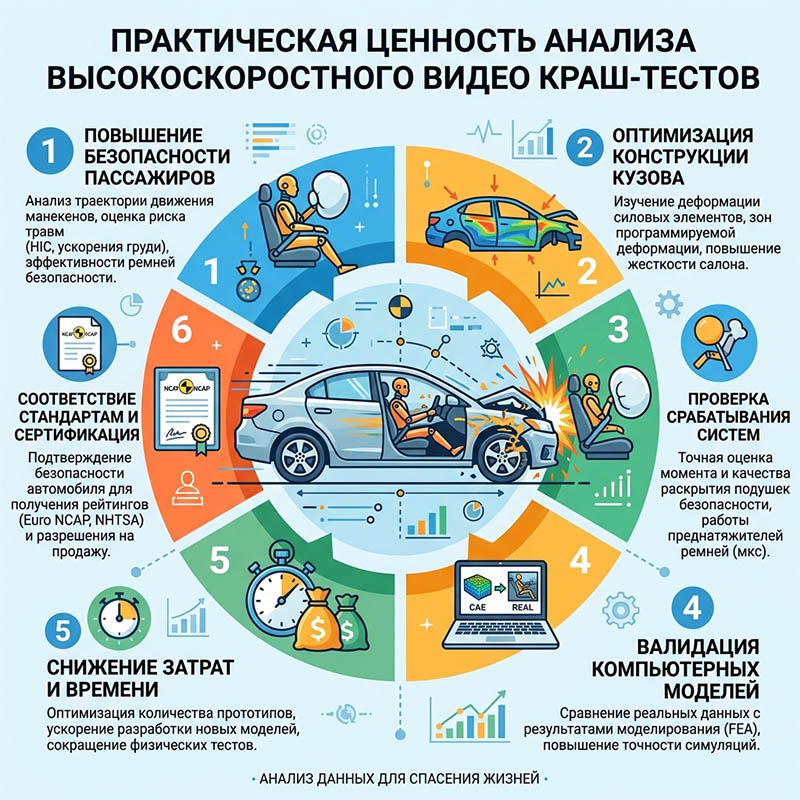 Высокосокростные видеокамеры Evercam для испытания материалов - практическая ценность