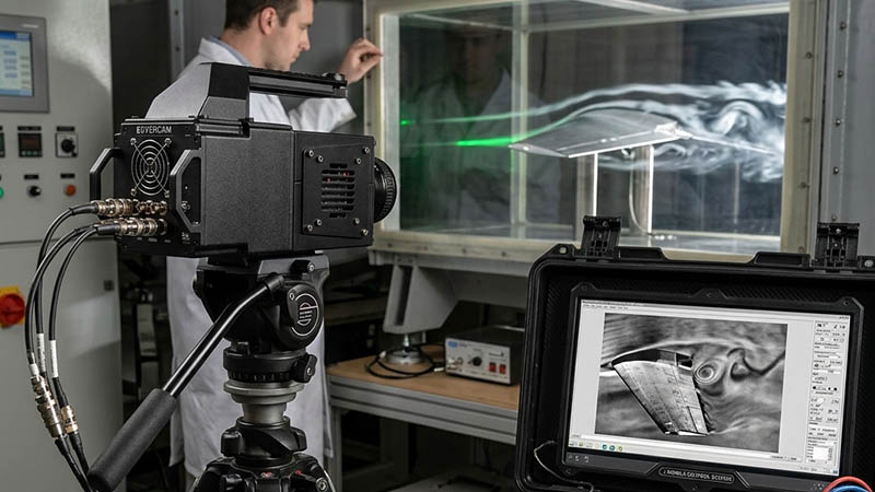 Высокоскоростные камеры Evercam для исследования аэродинамики