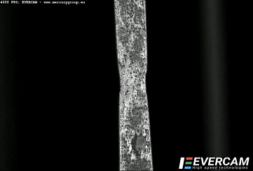 Высокоскоростная съемка Evercam для исследования прочности материалов на разрыв